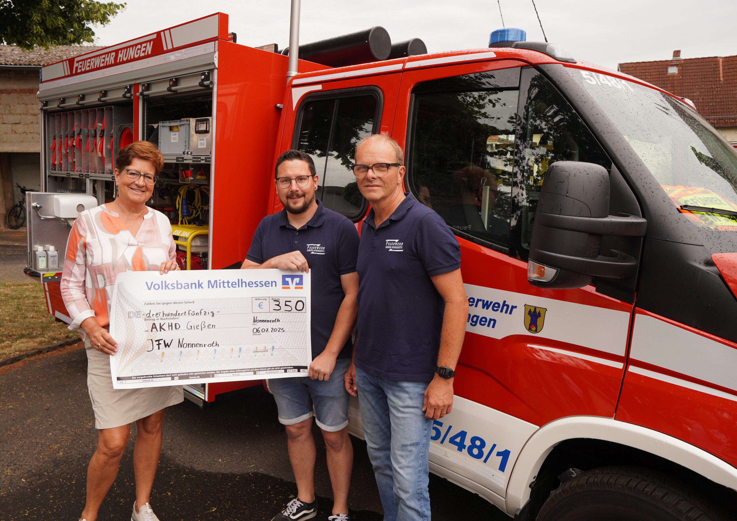 Jugendfeuerwehr spendet an Kindershospiz